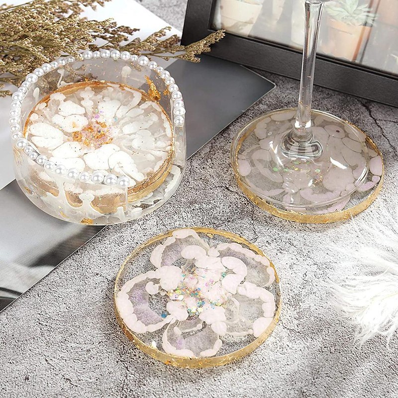 Coaster Mold Round Silicone Mold Cup Mat Epoxy Resin Mold