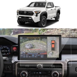 AZZIGO For 2024 2025 Toyota Tacoma (Limited/Trailhunter/TRD Pro/TRD Sport/TRD Off-Road) Tempered Glass Screen Protector 14 Inch Navigation Display Touchscreen 9H Anti-Scratch Accessories High Clear