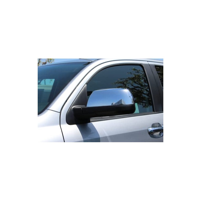 AONED 1 Pair of Chrome Side Mirror Upper Top Half