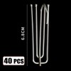Heavy Duty Metal Curtain Hooks Pinch Pleat Deep Prong Hooks