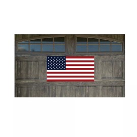 Vista Flags US Flag 21" x 40" Magnetic Garage Banner For Steel Garage Doors