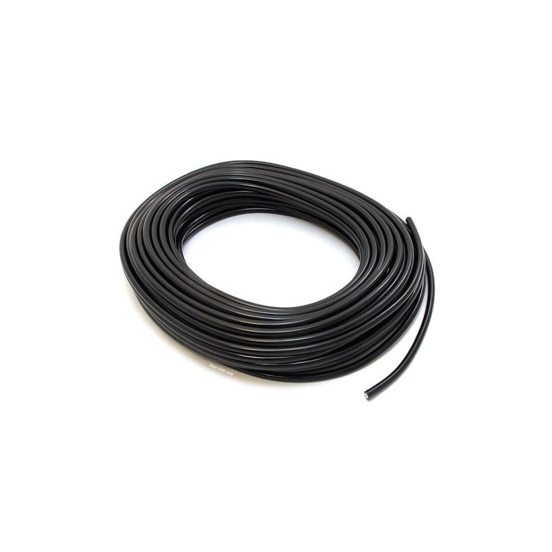 Black Spark Plug Wire - 7mm - Silicon Jacketed -