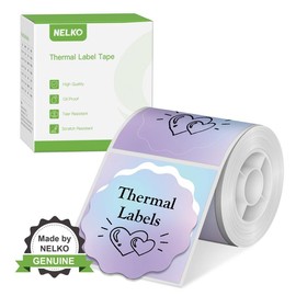 PM220 Label Printer Lable Tape, Maker Tape for Graffiti and Business:_50x50 Blue Purple Gradient Lace