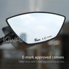 KiWAV Aftermarket Mirrors Rear View Blackline Black Convex Adjustable Universal