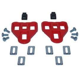 cyclingcolors Bicycle Cleats Compatible with Look Delta Red 9° Pedal Plates Shoe Plates Pedal Road Bike