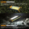 Favorlite 2 Pack 40W 1600LM LED Work Light, Rechargeable Portable