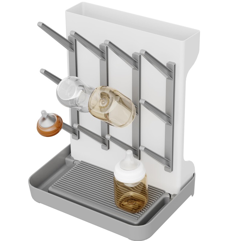 IEEK Baby Bottle Drying Rack,Large Vertical Drying Tower Bottle Rack