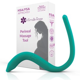 Perineal Massage Tool with 10 Vibration Modes: Designed for Labor and Delivery Essentials - Used During Pregnancy, Labor Prep, Third Trimester, and Postpartum - A Maternity Must Have by Intimate Rose