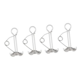 BESPORTBLE Stake Strong Tent Ground Pegs Camping Gadgets Fishbone Fixing Buckle Outdoor Tarp Pegs for Deck Easy to Use