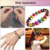DRERIO 1 mm Elastic Colourful Threads, Elastic Polyester Threads, Jewellery