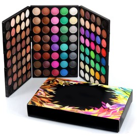 120 Colors Eyeshadow Palette Long Lasting Glitter Matte Eye Shadow Palette for Eye Makeup