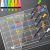 3 Pack Acrylic Magnetic Calendar for Fridge, Magnetic Calendar Dry