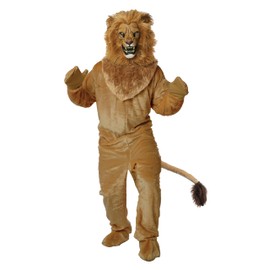 California Costumes, Lion Jumpsuit With Motion Mask, Men's Size L/XL
