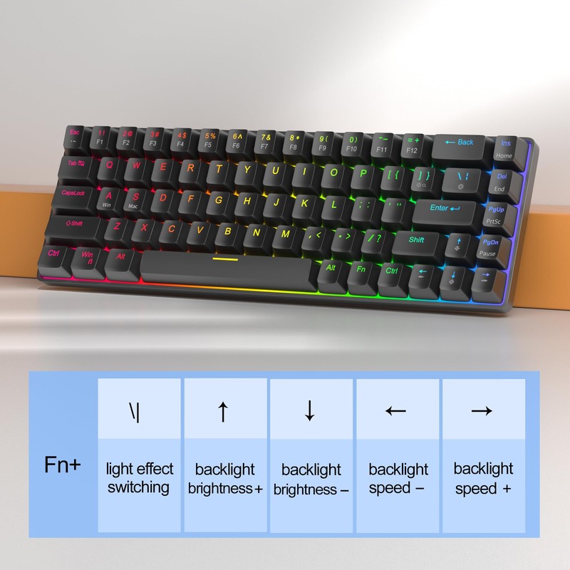 MageGee 60% Rapid Trigger Gaming Keyboard, Hall Effect Magnetic Switch,