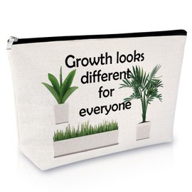 Inspirational Mental Health Gifts for Women Makeup Bag Appreciation Gifts for Psychologist Counselor Social Worker Cosmetic Bag Christmas Birthday Thank You Present for Psychotherapist Travel Pouch