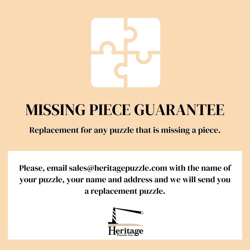 Heritage Puzzle Coastal Sunrise Beach Ocean Jigsaw Puzzle for Adults