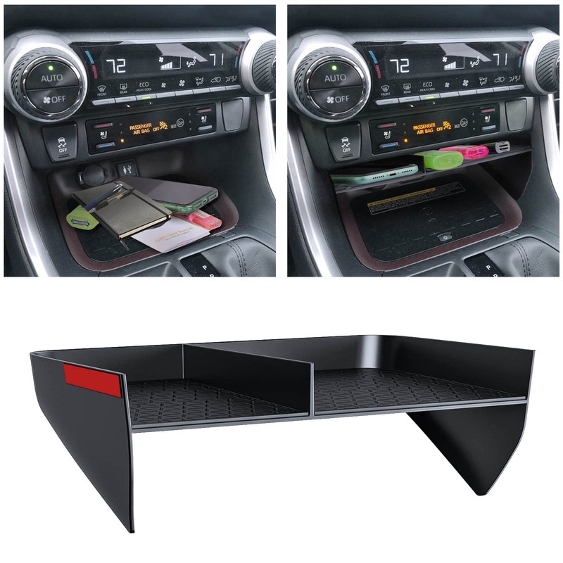 DIAMOOKY Upgraded Center Console Organizer Compatible with Toyota RAV4 2025