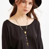 [ChainsPro] Women's Cross Cross Virgin Mary Mysterious Medal Rosary Accessory