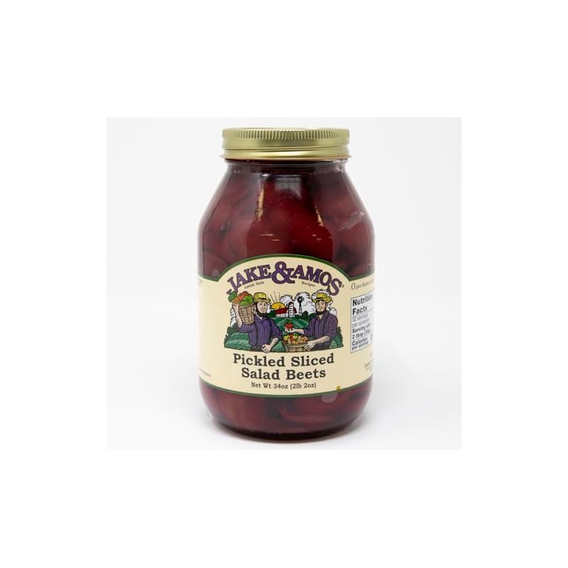 Jake & Amos Pickled Sliced Salad Beets 34 Oz. (2