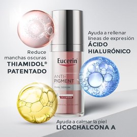 Eucerin Anti-Pigment Dual Serum Facial 30 ml Con Thiamidol y Ácido Hialurónico