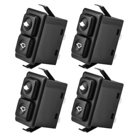 4PCS Power Window Control Switch Compatible with E23 E24 E28 E30 L6 M3 M5 M6 325 535i 325e 325i Replaces 61311381205 5Pins DC 12V (4)