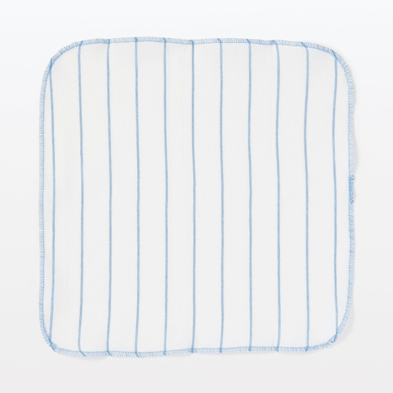 Muji 84761669 Indian Cotton Yarn-Dyed Dish Towels, Set of 6,