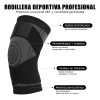 Rodilleras Y Muñequeras Deportivas Elásticas Compresión Gym
