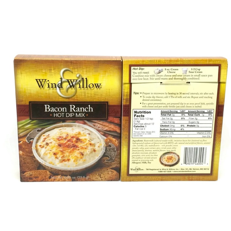 Wind & Willow Dip Mix 4 Flavor Variety Bundle: Loaded