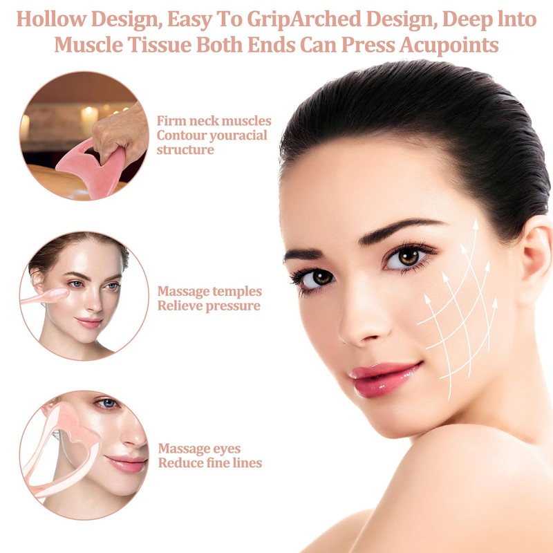 Body Gua Sha, 2PCS Massage Gua Sha Tool for Body