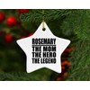 Designsify Christmas Tree Decoration, Rosemary The Mom The Hero The