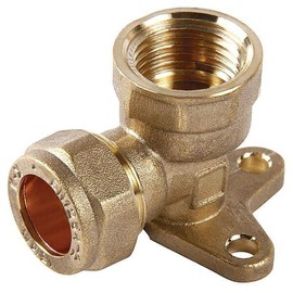 hep® 1/2" BSP Outdoor Garden Tap Bib Tap with 15mm x 1/2" Brass Wall Plate Elbow WRAS Approved