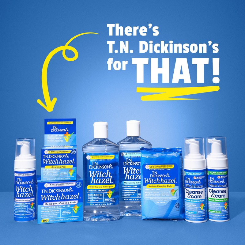 T.N. Dickinson's Witch Hazel Astringent for Face and Body, 100%