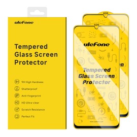 Ulefone Tempered Glass Screen Protector for Note 20 Series, 2-Pack