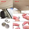 60 Pcs Car Roof Buttons, Universal Car Roof Snap Rivets
