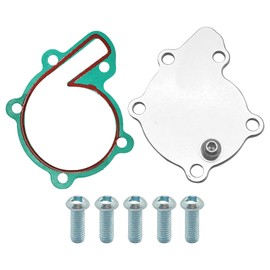 JAVIK Water Pump Cover EZ Drain Fit for Yamaha Banshee 350 YFZ350 RZ350 1984-2006, OEM# 4L0-12422-00-00 3GG-12428-01-00 98507-06016-00