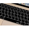 XSKN Hebrew English Language Silicone Black Keyboard Skins are Compatible