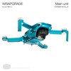 WRAPGRADE Skin Sticker Set Compatible with DJI Mini 2 (Caribbean