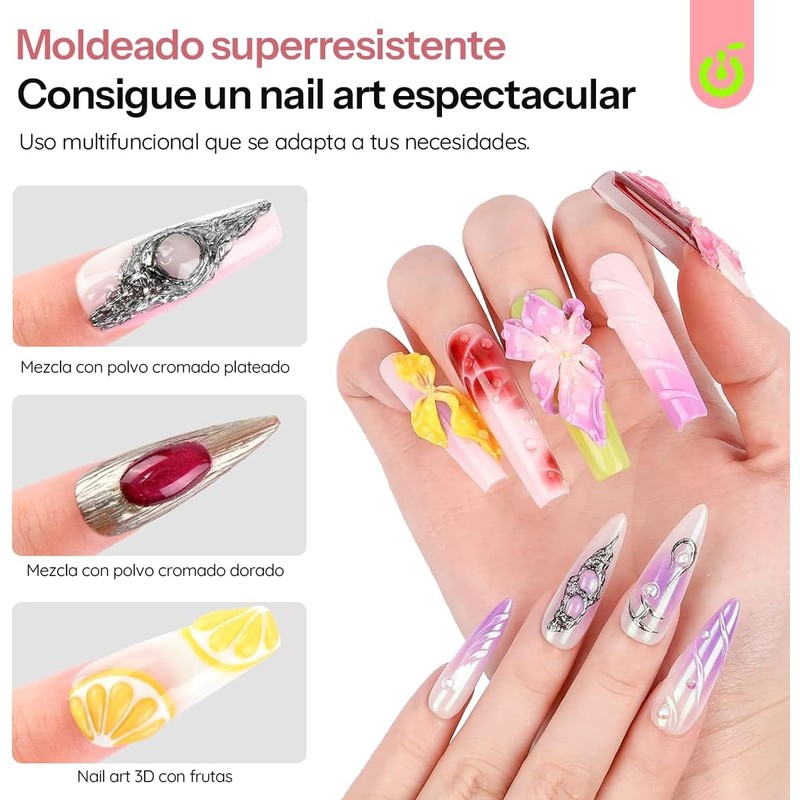 CHERIMOYA 3D Solid Sculpting Gel for Nail Art 8g Tube