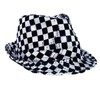 blinkee LED Flashing Fedora Hat with Checkered Sequins