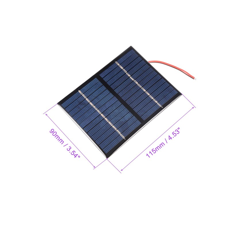 DMiotech 12V 1.5W 115mm x 90mm Mini Solar Panel Cell