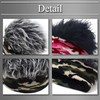 Buzz Selection CAP957 Hat, Knit Hat, Camouflage, Fur Design, Skiing,