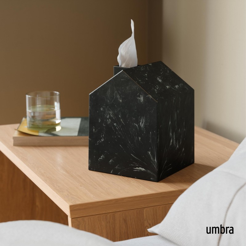 Umbra CASA Copri scatola per fazzoletti – Nero oceano –