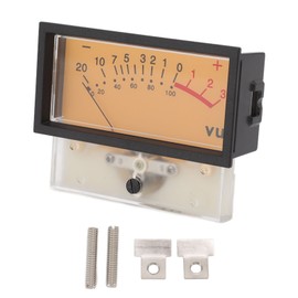 12V High Accuracy VU Meter Header DB Audio Level Header Power Amplifier Level Meter with Backlight 1000UA 50Ω