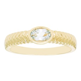 Boston Bay Diamonds - Anillo apilable de plata de ley 925 natural o cultivado en laboratorio, elección de colores y silueta de gemas, Metal Gema, Aguamarina