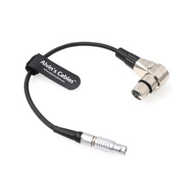 Alvin's Cables 6 Pin Male to XLR 4 Pin Female Power Cable for DJI Ronin 2 Gimbal Stabilizer Sony F55 SXS Venice Camera 30cm|12inches