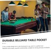 WHAMVOX 6pcs Pool Table Pockets Replacement Billiard Net Bags Cotton
