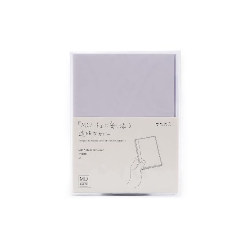 MD Papier Midori Japan Notebook Transparent Cover Plastic Cover -