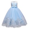 Flower Girl Lace Dress for Kids Wedding Bridesmaid Pageant Party