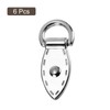 sourcing map Pack of 6 Bag Side Clip Buckle Metal