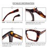 REAVEE 3 Pack Oversized Square Reading Glasses Oprah Style for